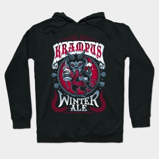 Krampus Winter Ale - Goth Horror Beer Hoodie